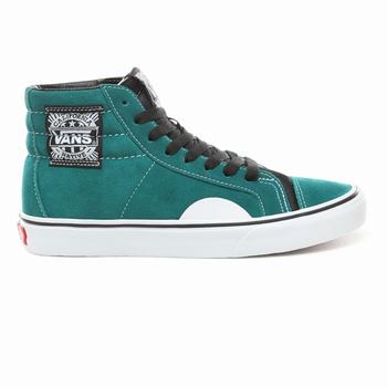 Női Vans California Native Style 238 Magasszárú Cipő VA2583740 Zöld